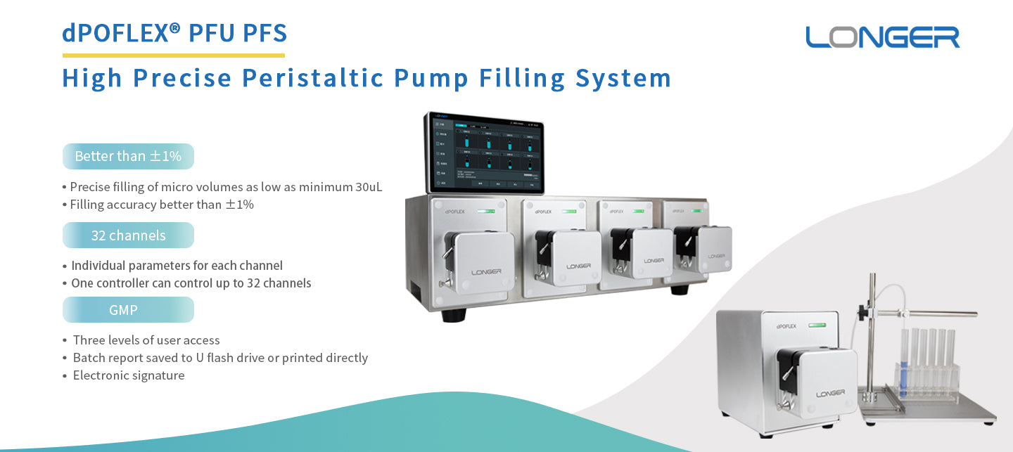 dPOFLEX PFU Peristaltic Pump Filling System