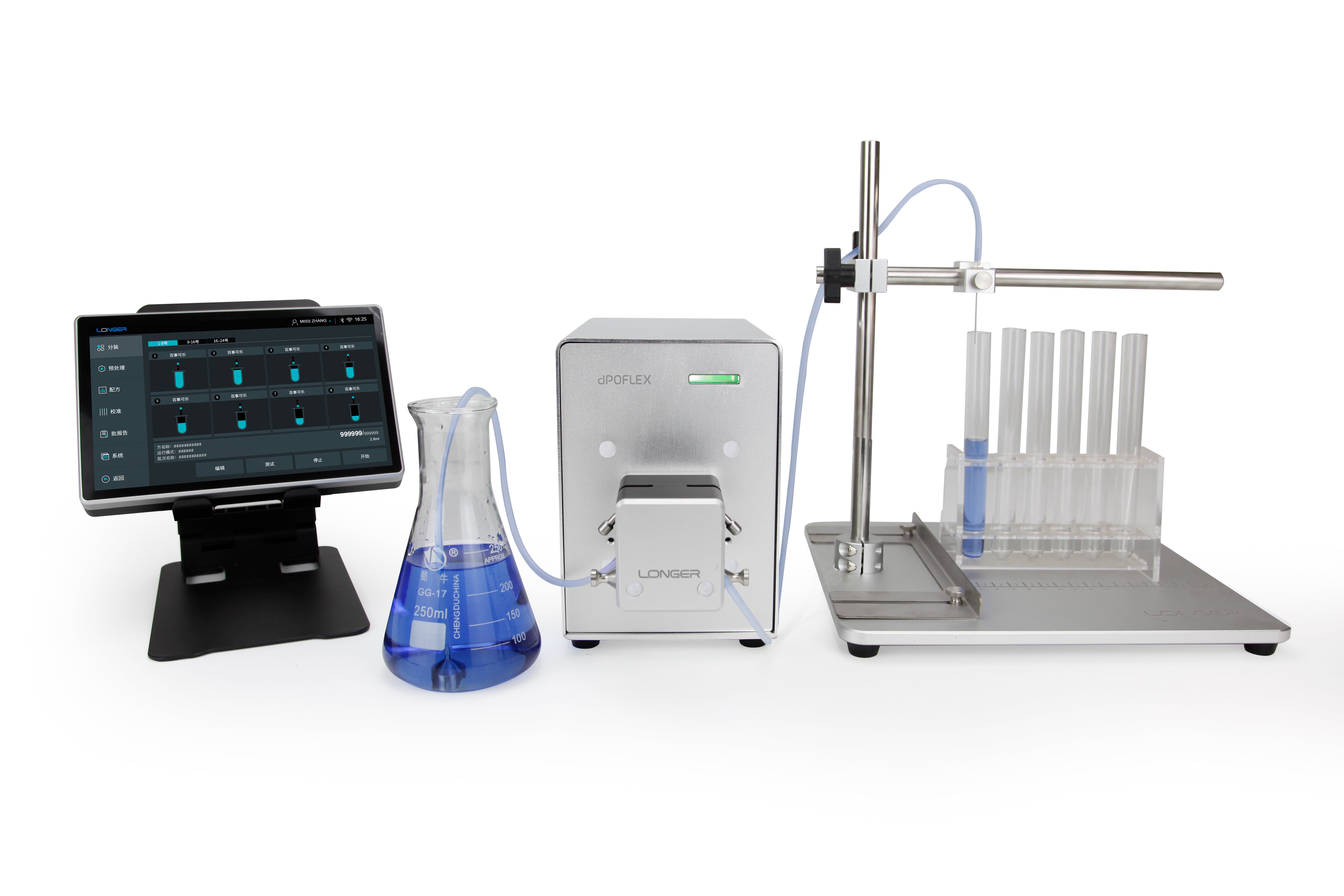 dPOFLEX PFU Peristaltic Pump Filling System